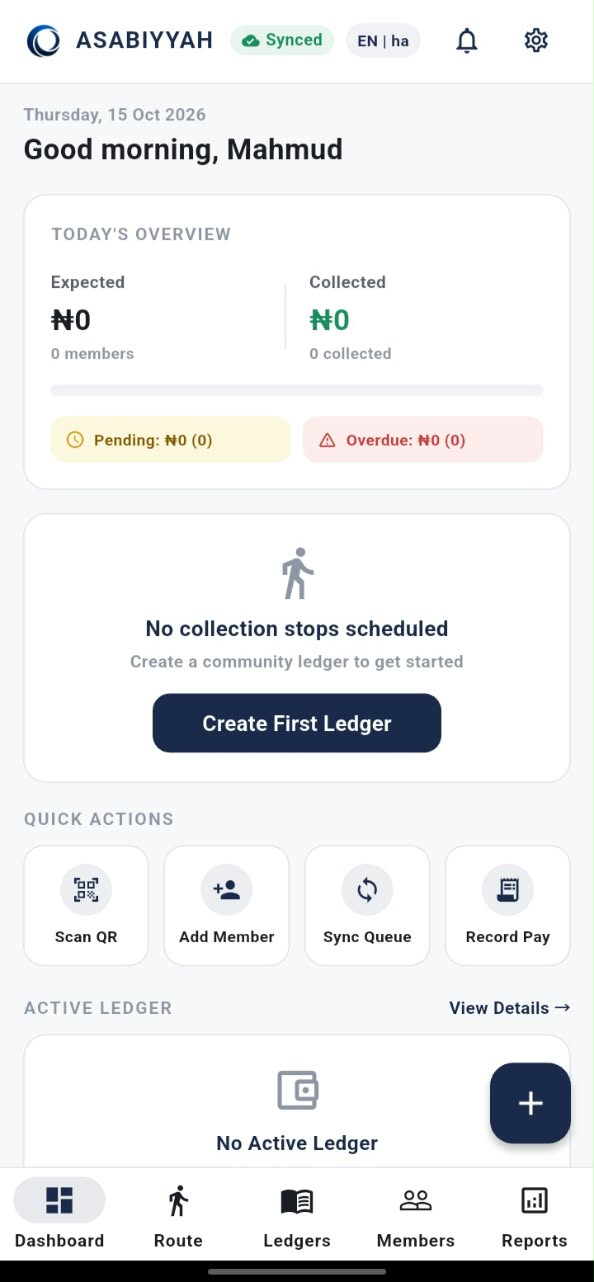 Adashe Mobile OS - Production Community Savings & Ledger Dashboard
